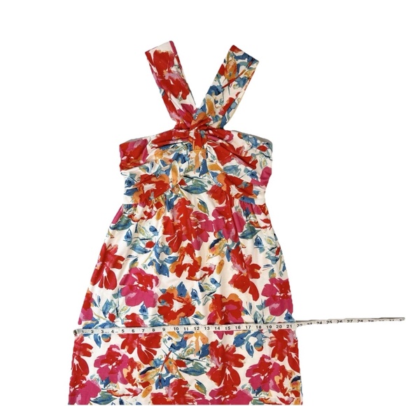 Grace Karin Women Size S Floral Halter Maxi Dress Criss Cross Summer NWT - Picture 10 of 16